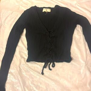 UO Black Long Sleeve Top